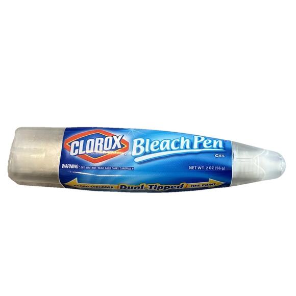 Clorox Bleach Pen Zero Splash Dual Tipped 2 Oz Discontinued Opened 90% FULL est. - Picture 1 of 2